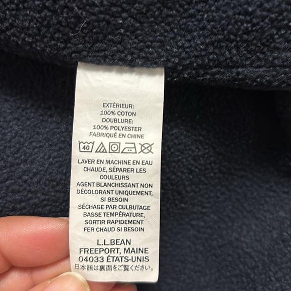 L.L. Bean fleece lined flannel - Picture 6 of 6